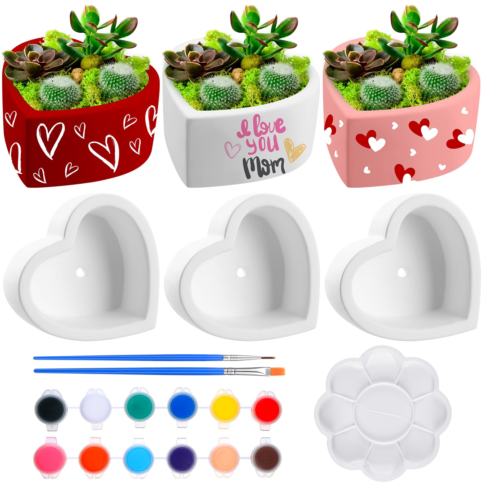 homemade mother's day flower pots