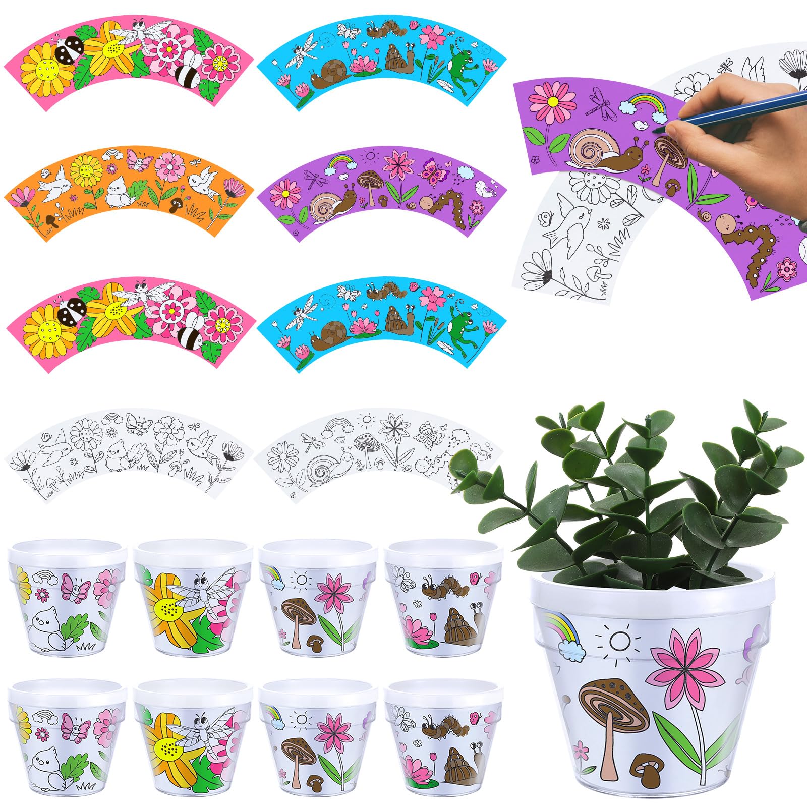 homemade mother's day flower pots